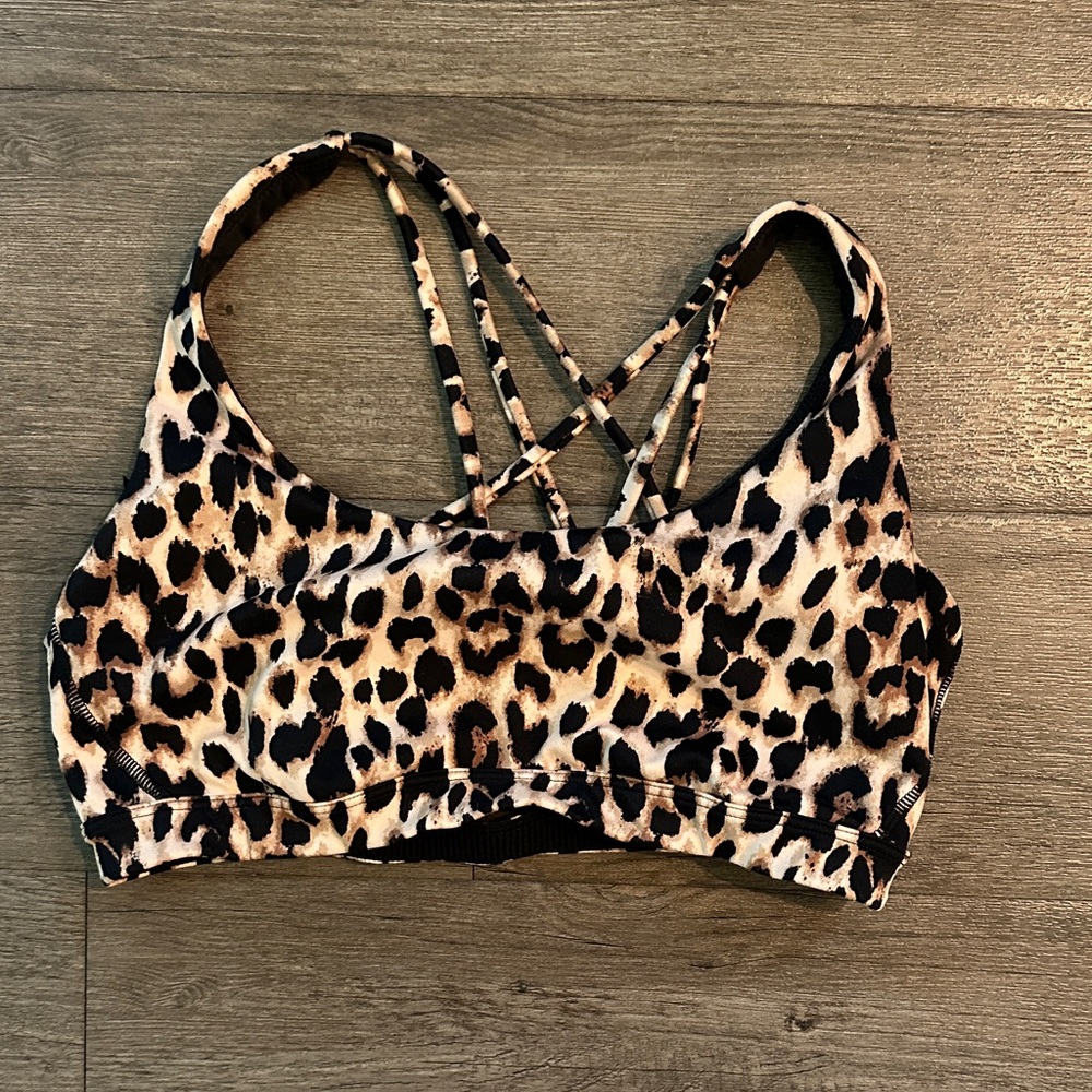 Victoria's Secret Leopard Print Sports Bra